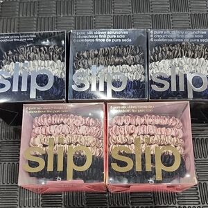 5 Packs Multi - Slip Skinny Scrunchies